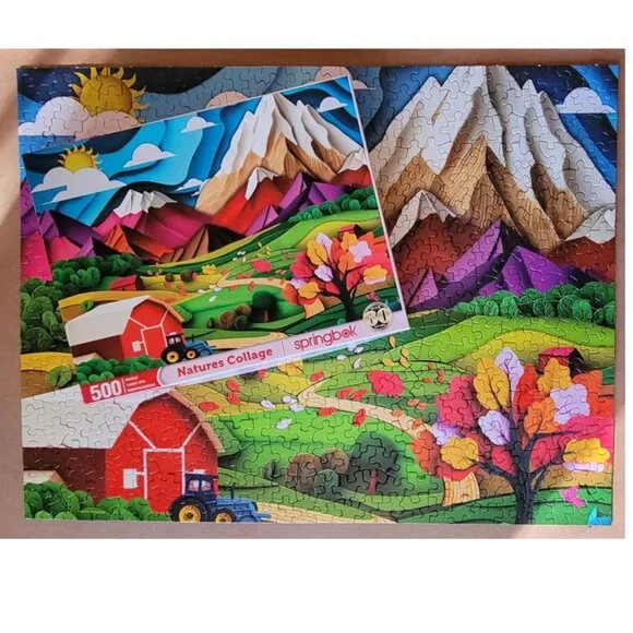 NATURE'S COLLAGE by Springbok JIGSAW PUZZLE 500 pieces - Picture 5 of 8